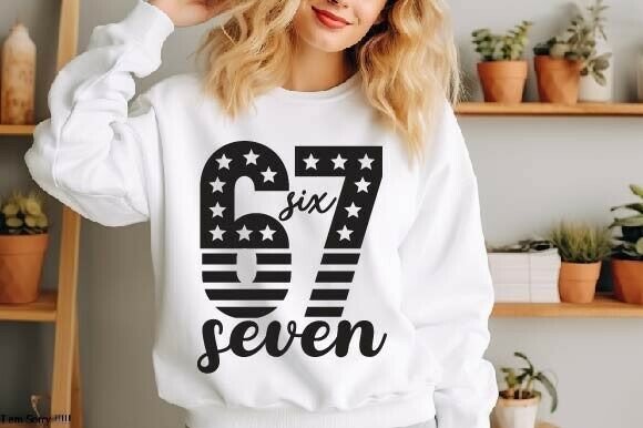 67 Six Seven Svg Graphics Freebies
