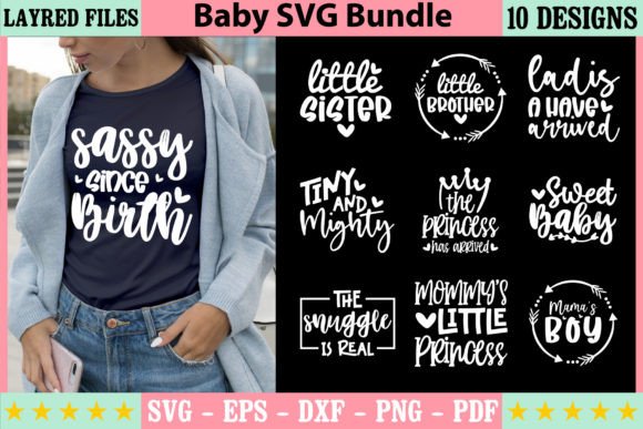 Baby SVG Bundle 1: Graphics for Creative Projects