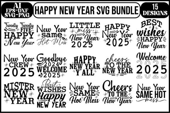 Happy New Year SVG Bundle Review