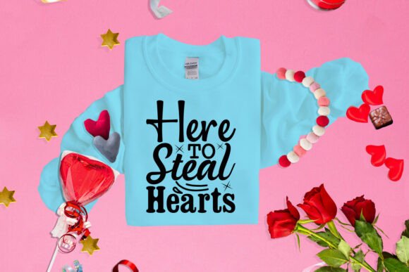 Here to Steal Hearts Svg Designs