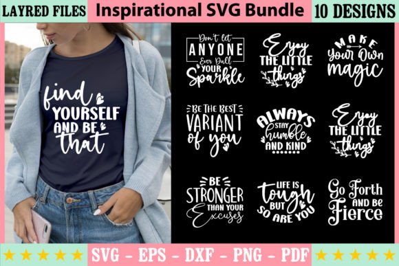 Inspirational SVG Bundle 3: Graphics & Freebies for Real Publishing