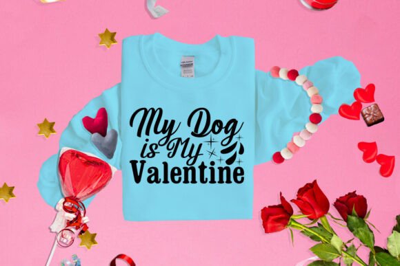 My Dog is My Valentine Svg Designs