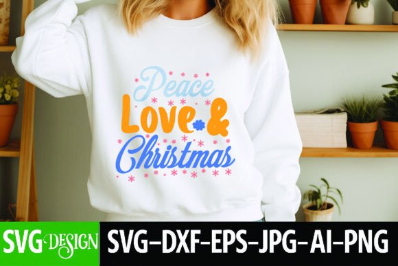 Peace, Love Christmas Graphics