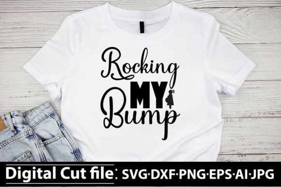 Rocking My Bump SVG: Graphics and Freebies for Real Publishing