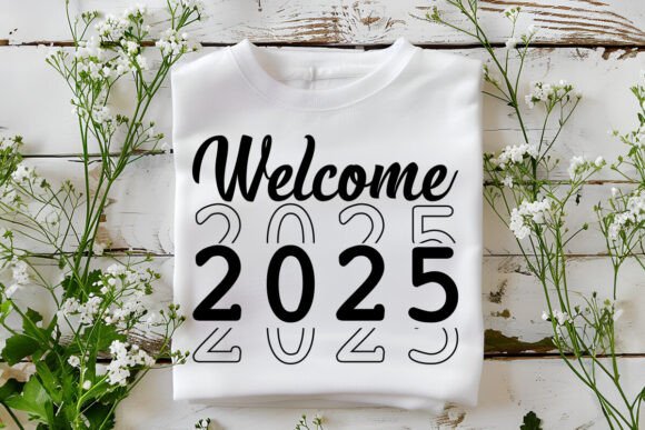 Welcome 2025 Svg Graphics Freebies